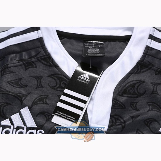 Camiseta Nueva Zelandia All Blacks Maori Rugby 100th Conmemorative